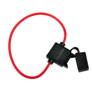 Suport siguranta 20mm auto pe fir cond. 1.5mm 30cm