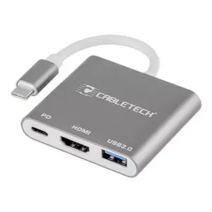 Cablu adaptor USB 3.0 Type C - USB 3.0 Type C HDMI 4K 3840X2160P 30Hz PD CABLETECH