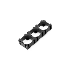 Carcasa cilindrica clips 3x 18650 in linie dreapta