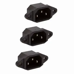 Set 3 mufe tata PC 10A 250V montabile pe panou M`N`C 05239-3