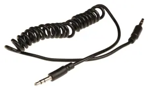 Cablu audio spiralat 3.5 mm tata - 3.5 mm tata 1m Valueline