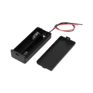 Suport 2x AAA cu cabluri 150mm + cu comutator COMF SBH-421-1AS