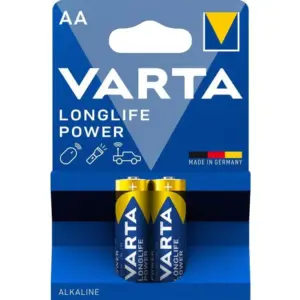Set baterii alcaline Varta LongLifePower AA LR6 2buc 4906/2B-VARTA