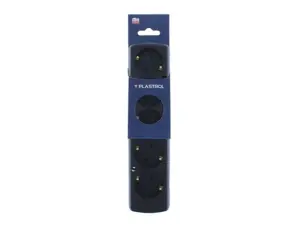 Multipriza 5 prize fara cablu alimentare negru GN-570S/BK Plastrol