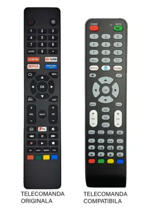 Telecomanda inlocuitoare compatibila TV JCV RM-C3250 cod ER 9483 (483)