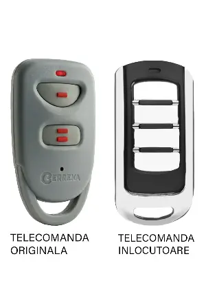 Telecomanda inlocuitoare poarta garaj Erreka Lira de doua si patru canale/ cod saritor/ 433.92MHz (814)