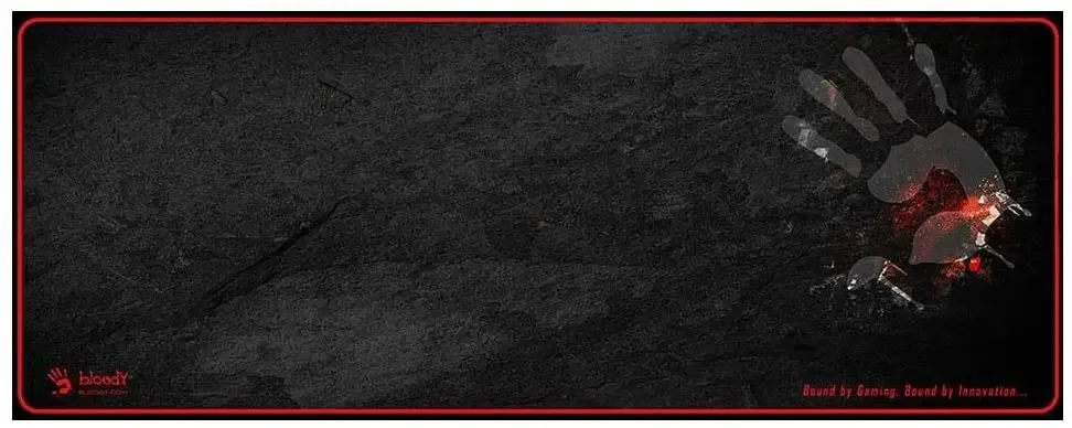 Mouse PAD A4Tech B-088S X-thin gaming cauciuc si material textil 800x300x2mm negru