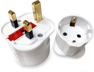 Adaptor stecher de la Europa la UK cu siguranta 13A - nu converteste tensiunea