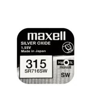 Baterie ceas Maxell SR716SW V315 1.55V oxid de argint 1buc