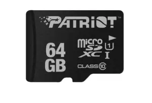 CARD MicroSD PATRIOT PSF64GMDC10 64GB MicroSDXC clasa 10 standard UHS-I U1