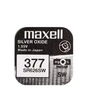 Baterie ceas Maxell SR626SW V377 SR66 1.55V oxid de argint 1buc