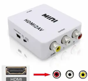 Convertor audio/video de la HDMI 1080P la 3x RCA audio/video