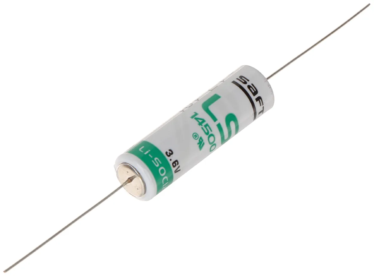 Baterie AA Lthium 3.6V 50.5x14.7mm SAFT AXIAL BAT LS14500AX