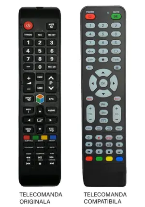 Telecomanda inlocuitoare compatibila pentru TV Nei Smart IR6121/00BF (74-1)