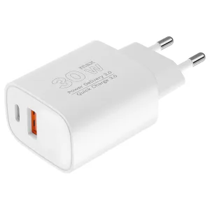 Incarcator rapid de retea USB tip A si USB type C 30W PD 3.0 + QC 3.0 Kruger&Matz KM0855