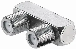 Adaptor TV forma de U Conector Soclu F - Soclu F 30x20mm cupru Goobay 11938