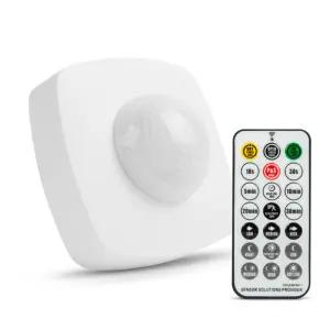 Detector de miscare cu telecomanda 360 10m 2000W - IP65 Delight 18693