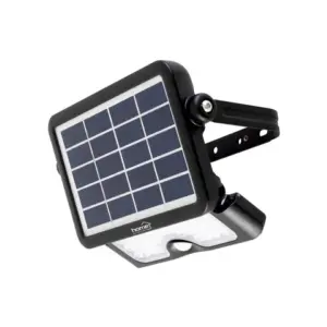 Reflector LED 6000K alb rece cu panou solar cu senzor de miscare 5W 500lm IP65 HOME FLP 500 SOLAR
