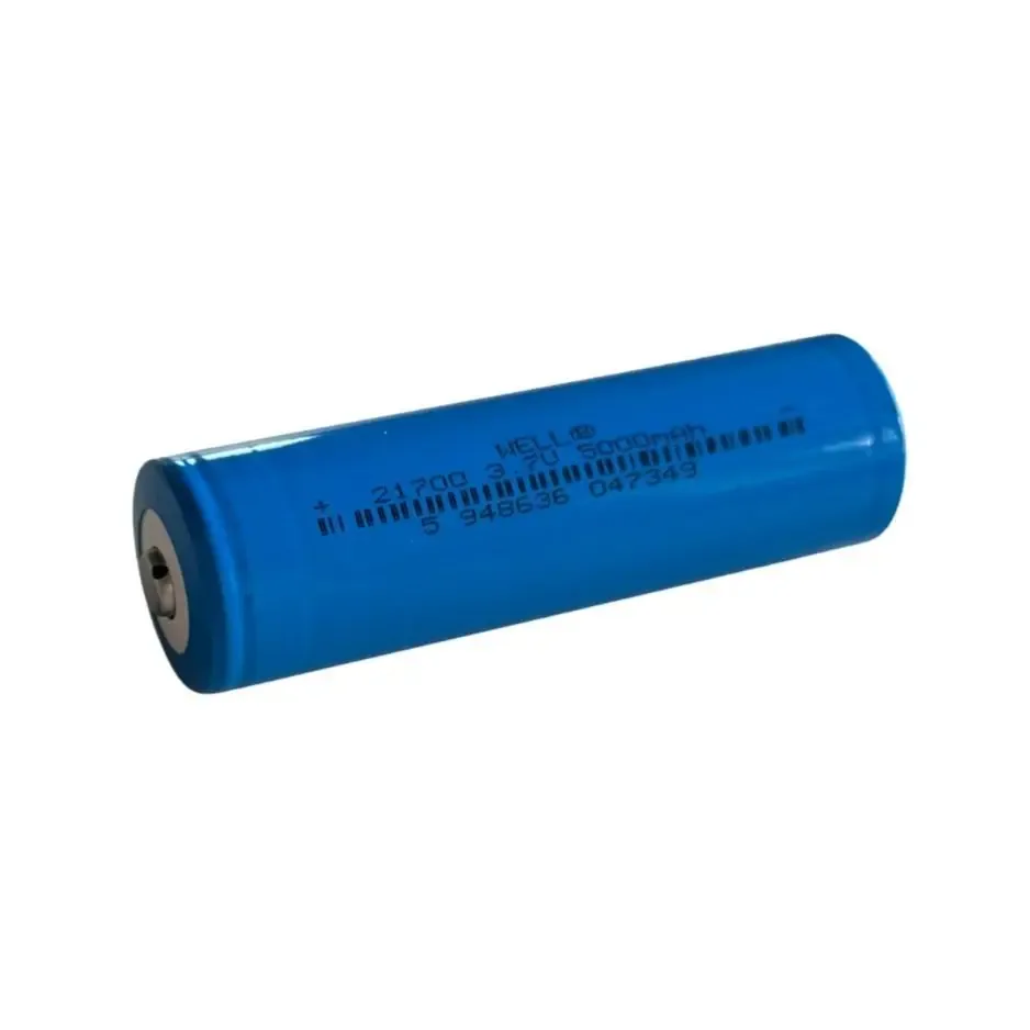 Acumulator industrial Li-ion terminal cu varf 21700 3.6V 5000mAh Well ACCU-21700L/500-TH-WL