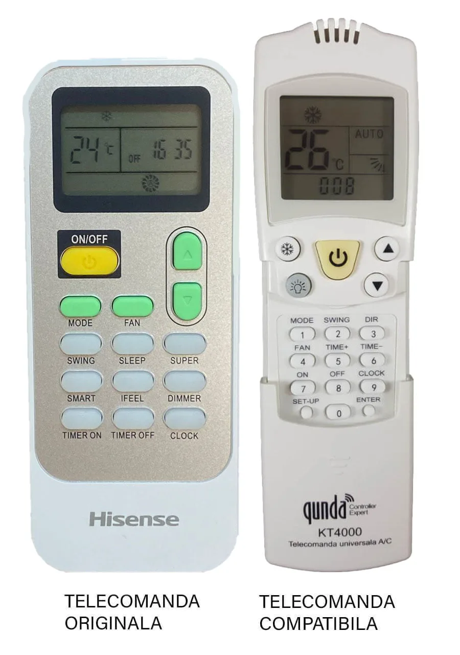Telecomanda inlocuitoare Aer Conditionat pentru Hisense DG11J1-91 (492)