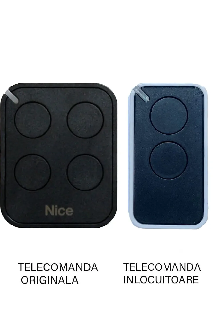 Telecomanda inlocuitoare poarta garaj de 2 si 4 canale cod saritor 433.92MHz Nice Flo 4 RE compatibila cu originalul (839)