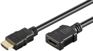 Cablu prelungitor HDMI tata - mama 3m HighSpeed v1.4 Ethernet 4K Ultra HD 2160p 30Hz Goobay