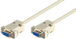 Cablu SERIAL 9 pini mama-mama 2m 1:1 RS232