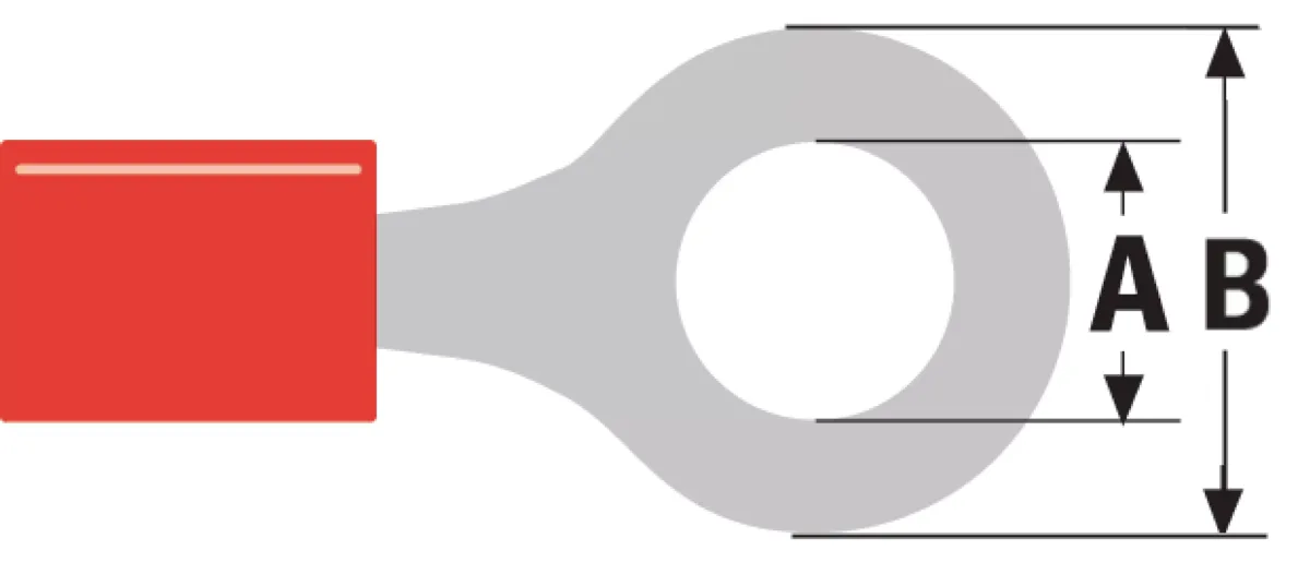 Papuc electric izolat 3.2mm rosu Valueline
