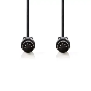 Cablu audio stereo Nedis DIN 5 pini tata - DIN 5 pini tata 3m