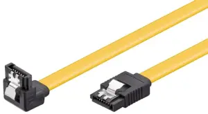 Cablu HDD S-ATA3 6Gbit/s 90 Clip SATA L - SATA L 1m GOOBAY