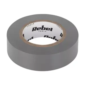 Banda izolatoare 0.13X19mm 20m gri REBEL
