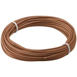 Cablu cupru multifilar izolat 10m maro 1x0.14mm Goobay