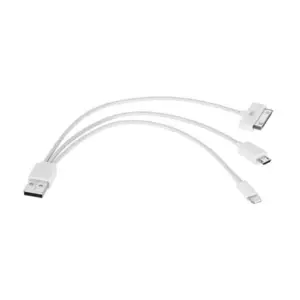 Cablu adaptor 3in1 USB la mini USB micro USB iPhone 30 pini