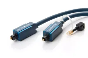 Cablu optic Toslink - Toslink plus adaptor 3.5 mm 15m Clicktronic