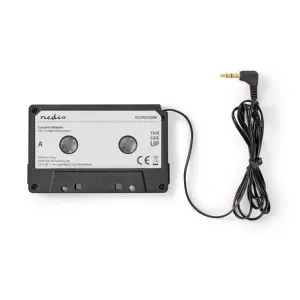 Adaptor caseta - Jack 3.5 mm tata negru NEDIS
