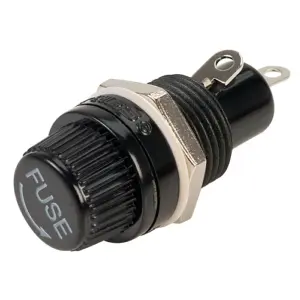 Soclu siguranta 5x20mm max. 10A /250V pe panou 36.7x13.2mm SCI R3-12E