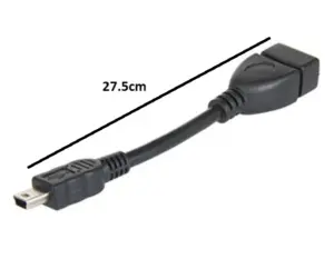 Cablu adaptor OTG miniUSB - USB mama 27.5cm case de marcat tablete telefoane SMART