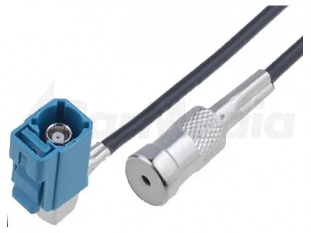 Cablu adaptor antena Fakra mama-mama ISO 90grade VW 0.25m 4CarMedia AD.ANT.N01