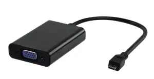 Cablu adaptor MHL micro USB 5 pini - VGA +Jack 3.5 mm 0.2m VALUELINE