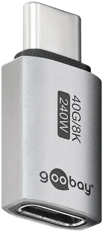Adaptor USB-C3.1 mama - USB-C tata drept Thunderbolt 3 /4 Goobay 74447