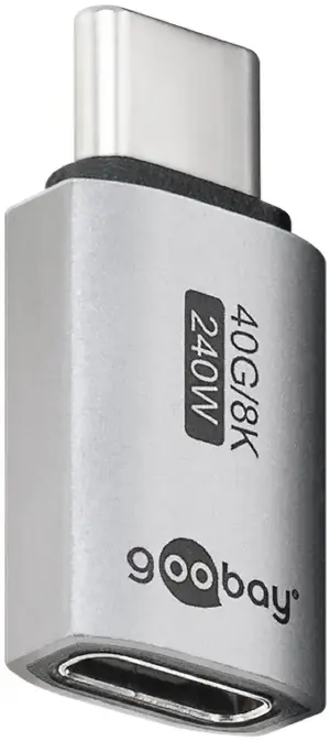 Adaptor USB-C3.1 mama - USB-C tata drept Thunderbolt 3 /4 Goobay 74447
