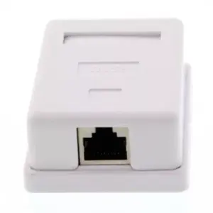 Priza simpla FTP cat5 RJ45 ecranat pe tencuiala Well