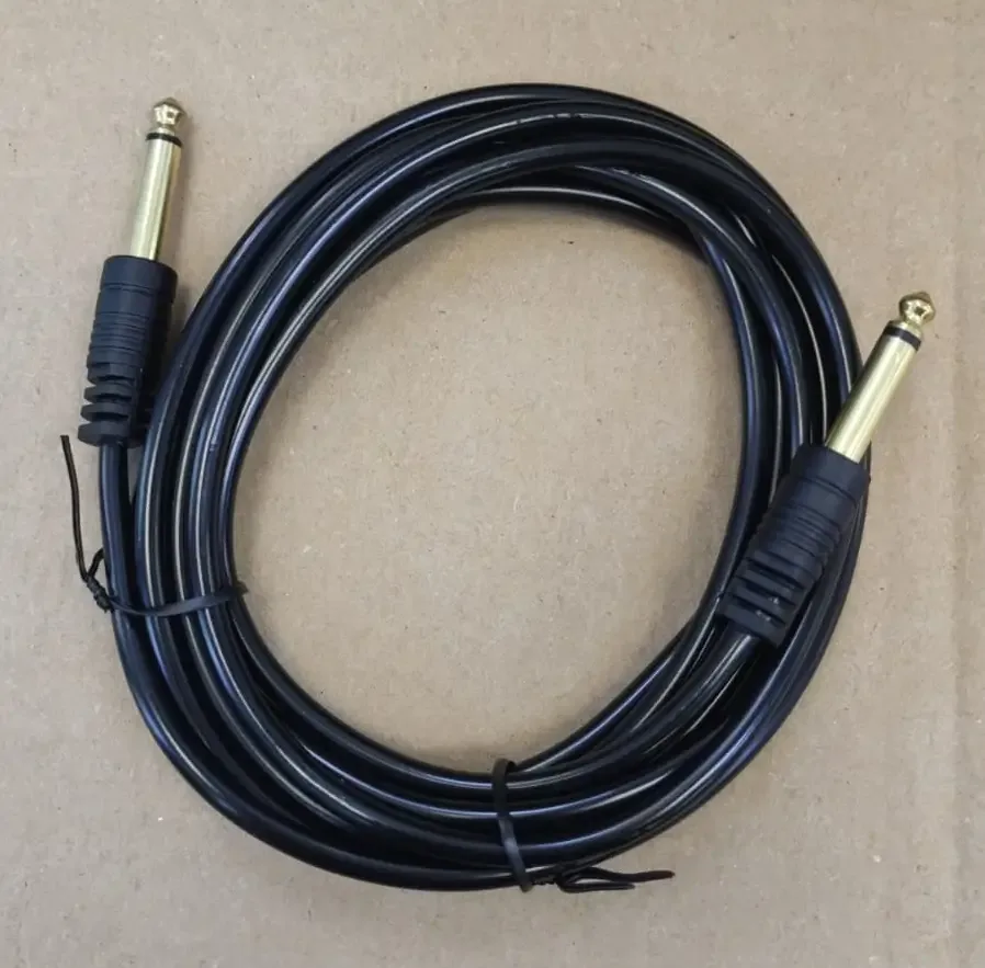 Cablu audio 3m JACK 6.35 mm MONO tata - 6.35 mm MONO tata