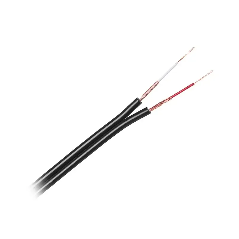 Cablu 10m 2x RCA 4mm negru Cabletech KAB0207-10