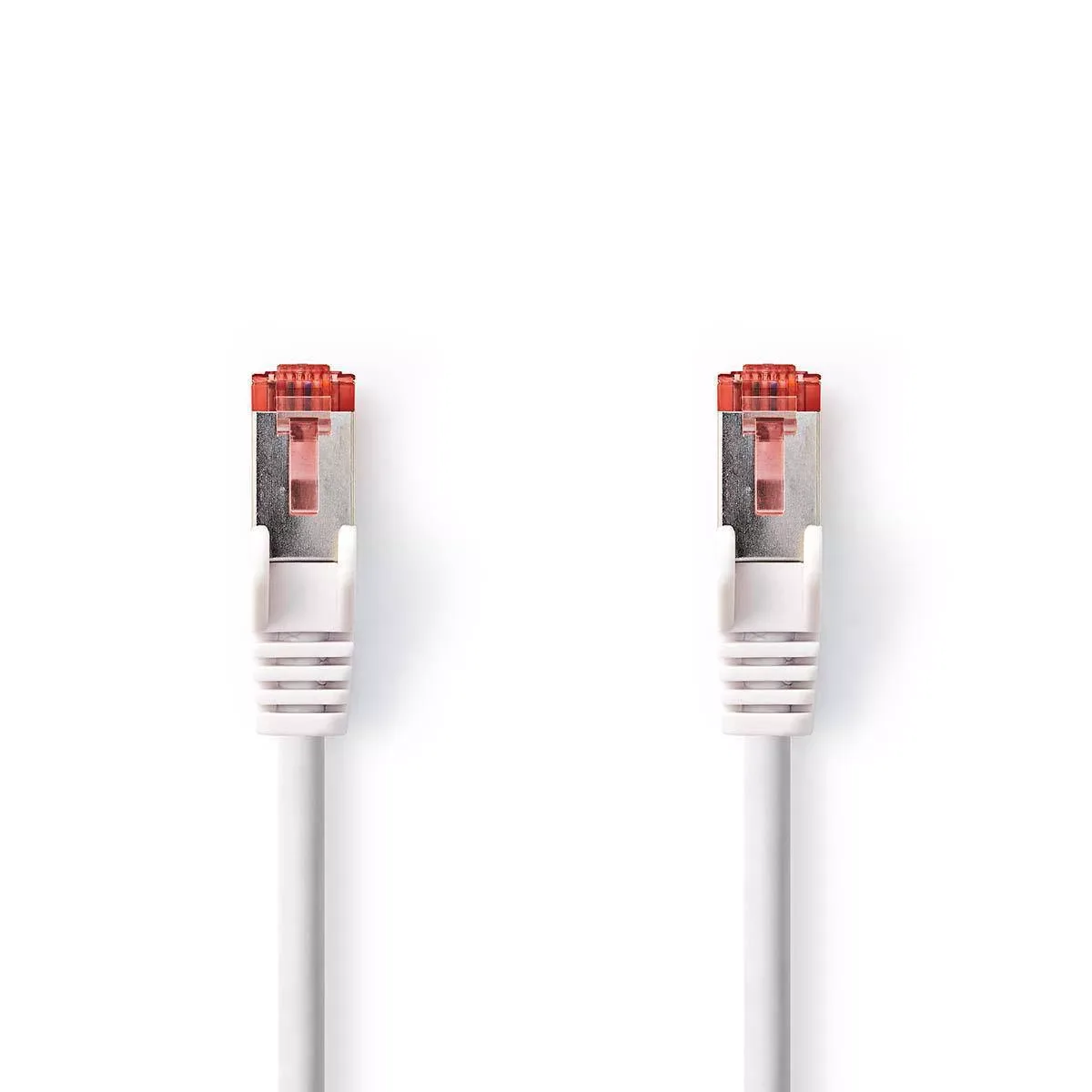 Cablu SFTP CAT6 7.5m RJ45 tata - RJ45 tata alb Nedis