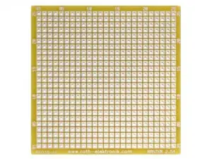 Placa universala singura fata prototip W 67.94mm L 68.58mm ROTH ELEKTRONIK GMBH RE016-LF