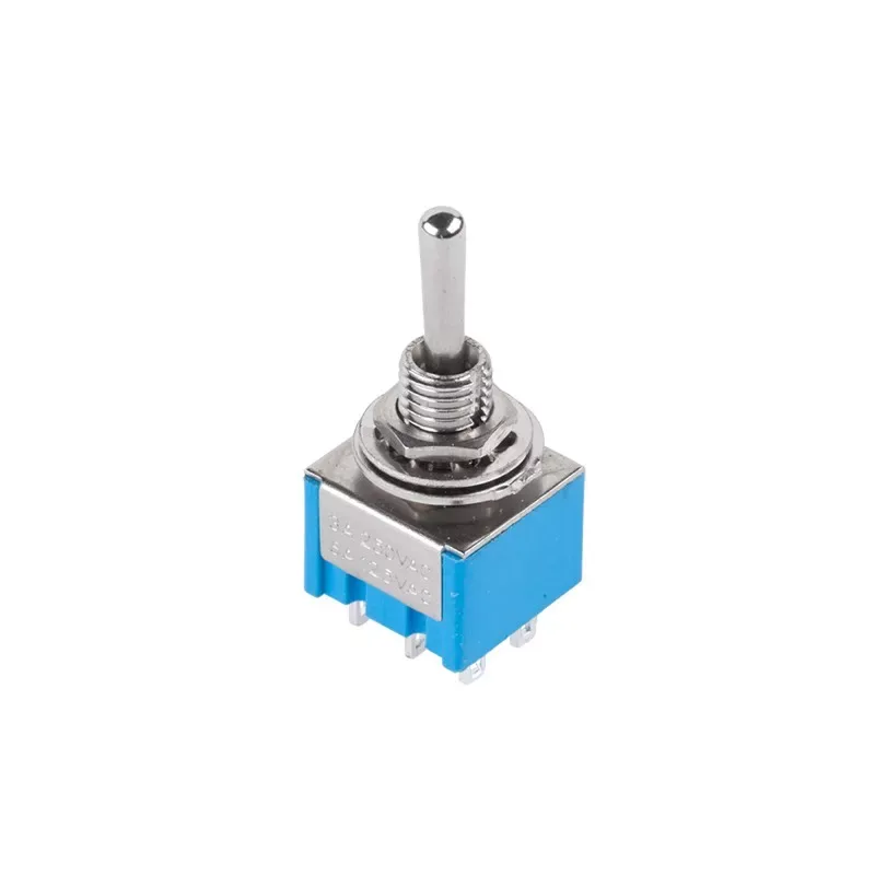 Intrerupator 6 pini ON-OFF-ON cu retinere MTS203