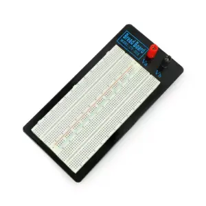 Placa de test breadboard 65x80 mm 1360 orificii + cabluri de alimentare