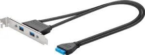 Placa USB 2x USB 3.0 montare pe placa de baza PC Goobay