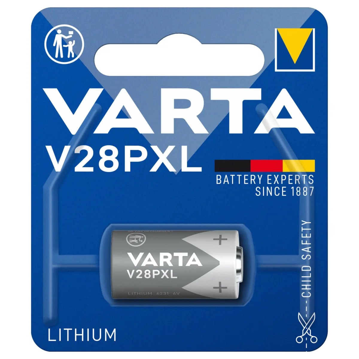Baterie Varta V28PXL 6V 170mAh Silver Oxide 4LR44